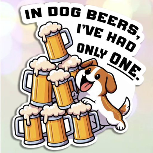 5-pack stickers: In dog beers, I've had only ONE